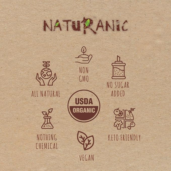 Naturanic Brazilian Dark Chocolate Bark Coconut Chunks Sugar Free Keto Friendly Vegan All Natural Organic Non GMO Gluten Free - Pack of 4