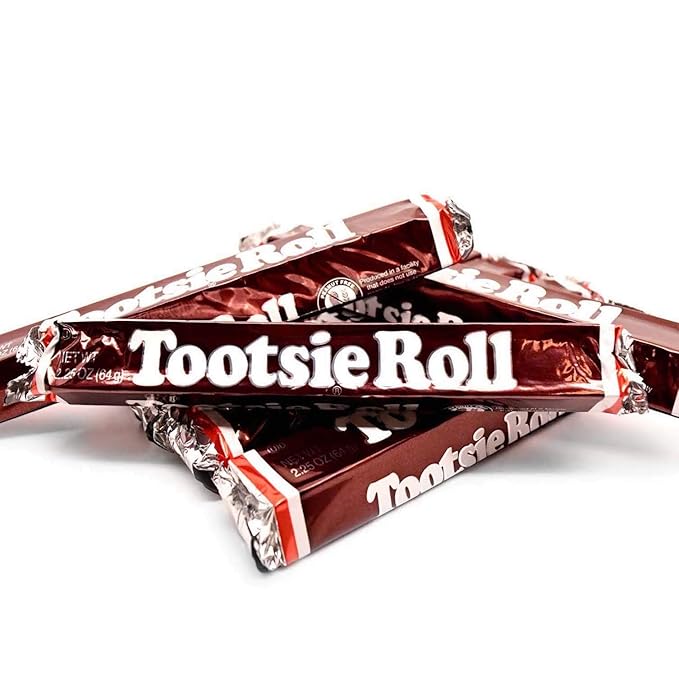 Tootsie Roll Bars Original Classic Size Peanut Free Gluten Free - 2.25 Ounce Rolls (Pack of 36)