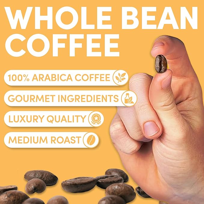 Sarasota Coffee Whole Bean Signature House Breakfast Blend | Medium Roast Gourmet Coffee Beans | Low Acid Mold Free Specialty Grade Bulk Beans | 5lb (80 oz)