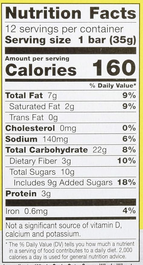 Nature Valley Soft-Baked Oatmeal Squares Peanut Butter 4Count (Pack of 2)