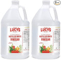 Lucy's Family Owned - Natural Distilled White Vinegar 1 Gallon 128oz. (Pack of 2)