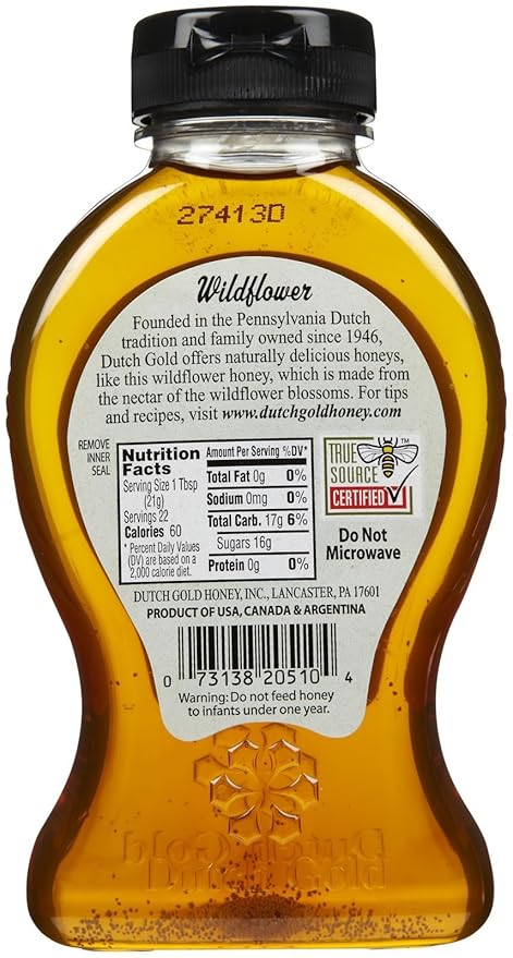 Dutch Gold Honey Wild Flower Honey 16 oz