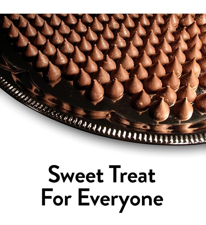 Kissess Milk Chocolate Candy | Individually Wrapped Christmas Candy Treats | Hershys Kissess Bulk Candy | (3 - LBS Original)