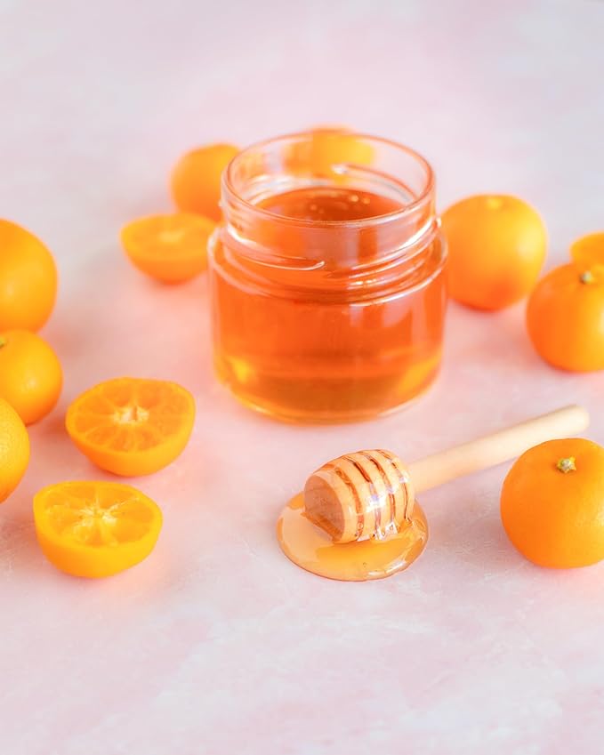 Raw Orange Blossom Honey 5 Gallon (60 lbs) Bucket by Bee Seasonal Kosher Unpasteurized Unfiltered