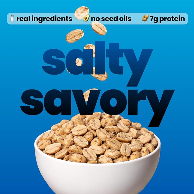 Confusion Snacks Original Salted Peanuts – Salty Flavored Snacks Seed Oil Free High Protein Snack Vegan Gluten-Free Keto Guilt-Free Salty Snacking 3-Pack