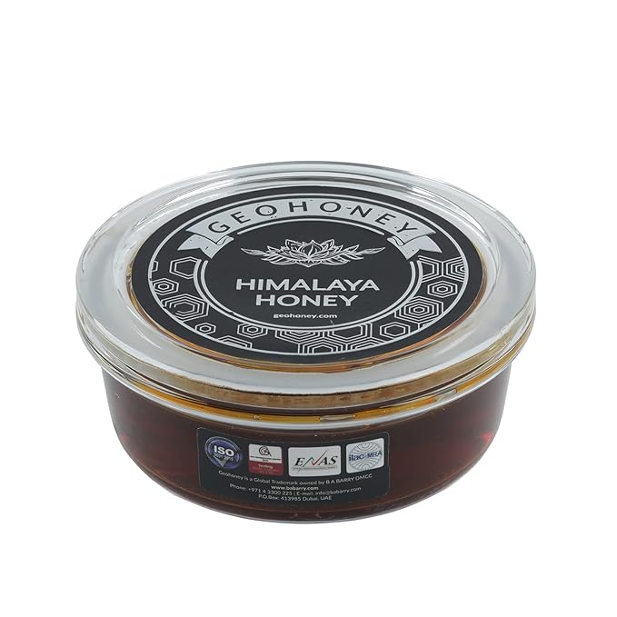 Geohoney Himalaya Honey 450 Gram Premium Quality GEO 0023 000176 T820D Reddish Brown