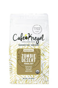 Cafe Kreyol Organic Zombie Desert | 2 lb - Haitian Blue Medium Roast Coffee - Whole Bean – Low Acidity Creamy Body &amp Hazelnuts with a Smooth Finish USDA Certified Organic