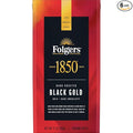 1850 by Folgers Black Gold Dark Roast Ground Coffee 12 Ounces (Pack of 6)