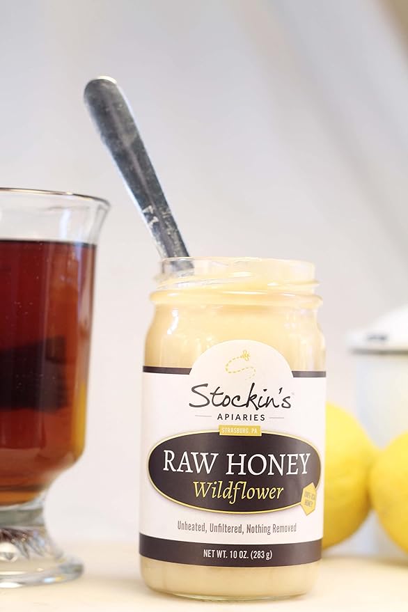 Stockin's Apiaries Raw Wildflower Honey In Bulk Unheated Unfiltered &amp Nutritious 80 Oz.