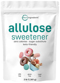 Allulose Sweetener 3 Pounds (48 Ounces) Zero Calorie Plant Based Sugar Alternative No After Taste Best for Coffee Drinks Tea Cooking and Baking Keto Diet and Vegan Friendly