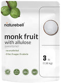 Monk Fruit &amp Allulose Sweetener with No Erythritol 3 Pounds | 0 Aftertaste 0 Calories 0 Net Carbs – 1:1 Sugar Substitute – Perfect Sweet Balance for Baking Cooking Beverages – Keto Vegan