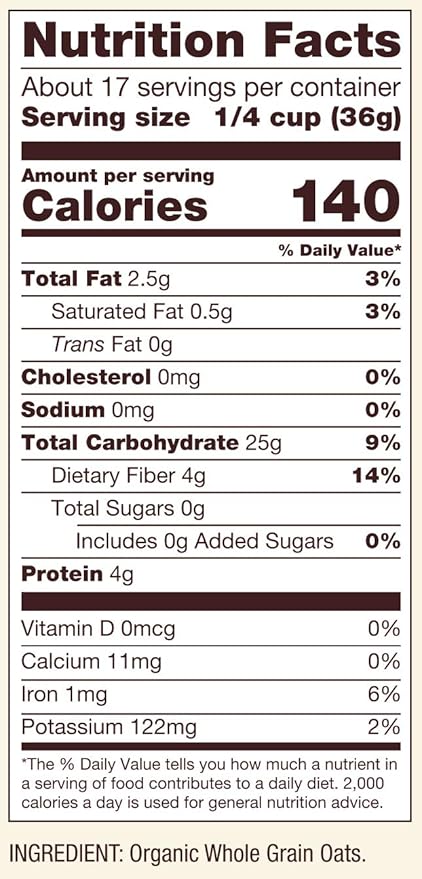 Bob's Red Mill Organic Quick Cooking Steel Cut Oats 22oz (Pack of 4) - Non GMO Whole Grain Vegan Kosher