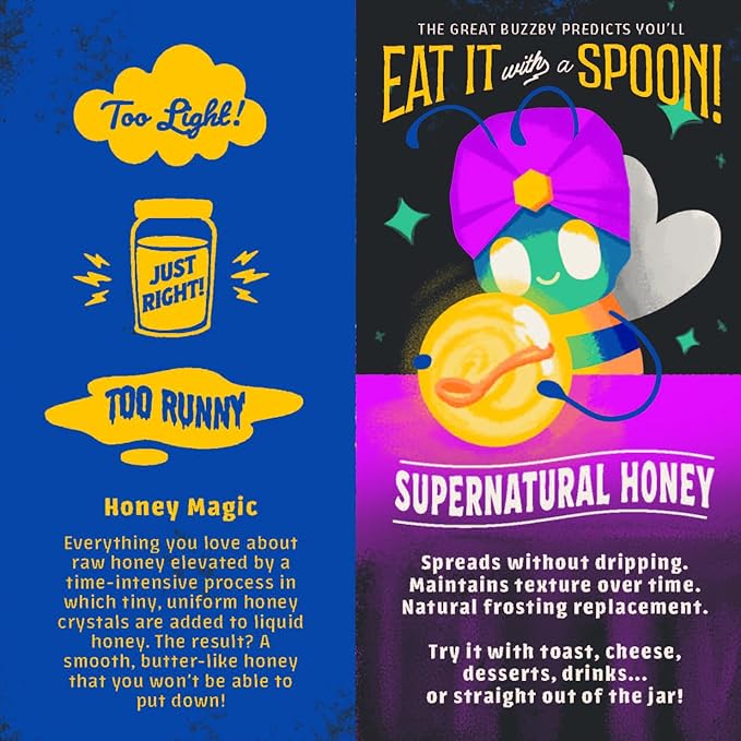 Honey House Pure Raw Clover &amp Smooth Creamed Combo | 100% Natural Unfiltered Additive-Free | Premium American Bee Farm | Perfect for Cooking Spreading &amp Sweetening | 2-pack
