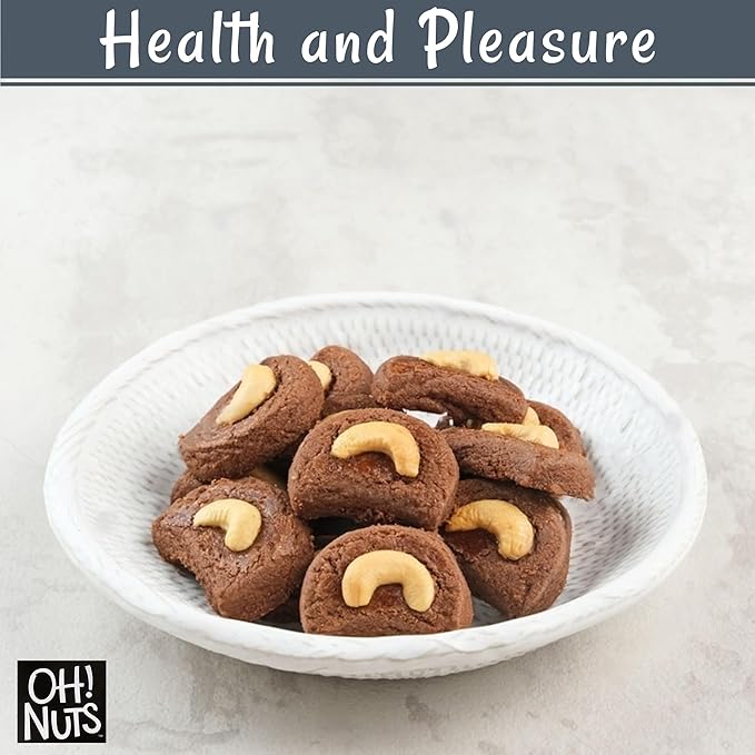 Oh! Nuts Cashews Raw Individual Nut Snacks for On-the-Go - 12 Convenient Nut Snacks for School - Bulk Nuts Variety - Individual Packs (1.5 oz Each)