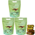 120 Count of Mini Dubai Chocolate Kunafa Pistachio Bar - Pistachio Chocolate Bars with Shredded Phyllo Dough - Fresh Daily Production Perfect for Gifting - 3.3 lbs/Aprox 120 Pieces