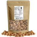 Roastery Coast Walnuts Bulk 4 LB No Shell Halves and Pieces Raw Steam Pasteurized Unsalted Non-GMO Gluten Free Kosher Just Walnuts