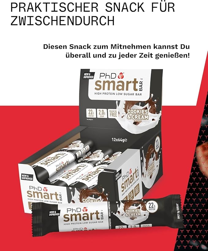 PhD Nutrition - Smart Bar High Protein - Box 12
