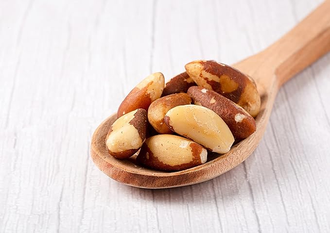 Food to Live Dry Roasted Brazil Nuts 2 Pounds – Unsalted Whole Oven Roasted Brazilian Nuts No Oil Added Shelled Vegan Kosher Bulk. Good Source of Protein and Essential Fatty Acids. Crunchy Sna