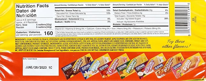 Goya Mango Wafers 4.94 Ounce (Pack of 24)