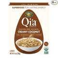 Nature's Path Organic Qi'a Creamy Coconut Instant Oatmeal 8 oz (Pack of 6) Superfood Blend with Chia &amp Hemp Gluten Free Non-GMO
