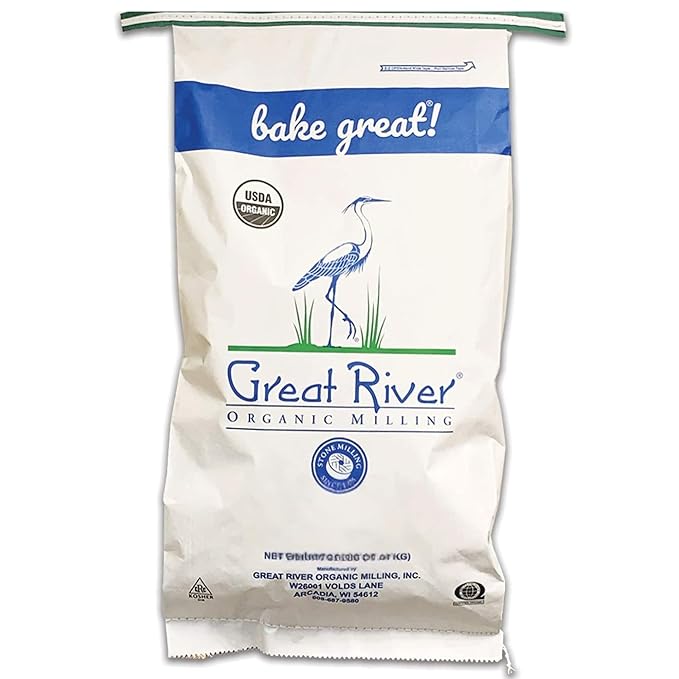 Great River Milling Organic Steel Cut Oats | Whole Grain Non-GMO Kosher | Hearty Healthy | Rich Texture &amp Flavor | Perfect for Oatmeal Porridge Granola &amp Baking | 25 Lb