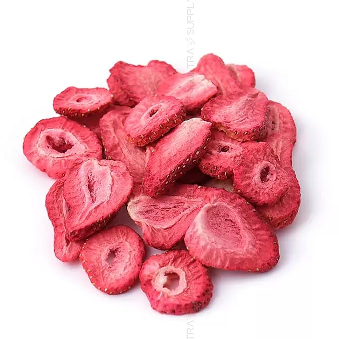 Members Mark Freeze-Dried Strawberry Slices – 100% Real Fruit No Sugar Added Light &amp Crispy Snack 3 oz
