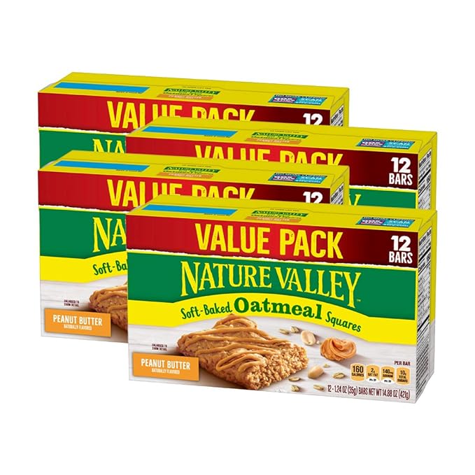 Nature Valley Soft-Baked Oatmeal Squares Peanut Butter 4Count