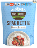 Miracle Noodle Ready to Eat Organic Spaghetti Pasta 7 Oz (Pack of 6) Plant Based Shirataki Konjac Noodles 5 Calories 1g Net Carbs Per Serving Keto Gluten-Free