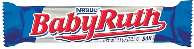 Baby Ruth Milk Chocolate Candy Bar 2.1-Ounce Bars (Pack of 48)