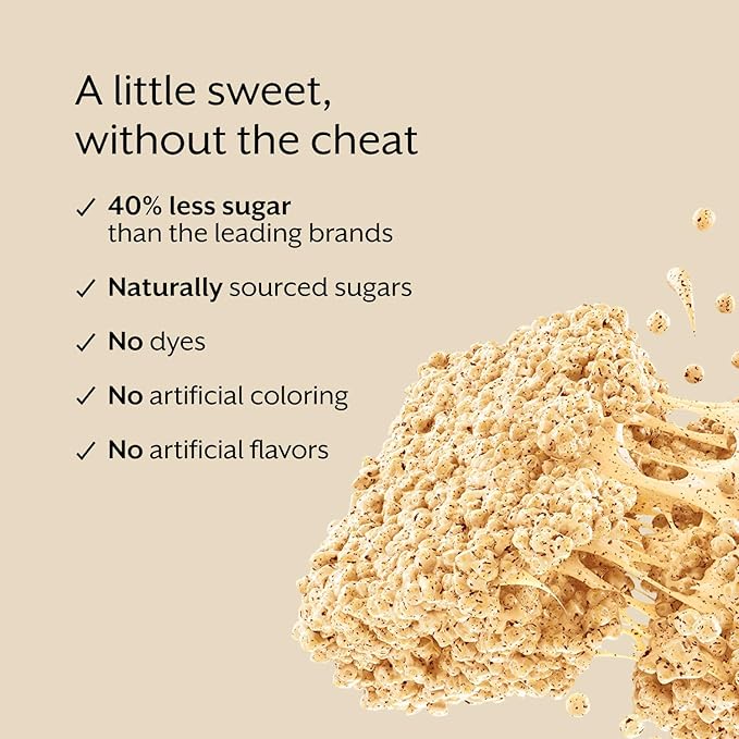 ProMix Nutrition Protein Puff Bars - Snickerdoodle - Marshmallow Crispy Treat - Great Tasting &amp Healthy On The Go Snack - High Protein &amp Low Calorie - Free From Gluten Soy &amp Corn - 12 Ba