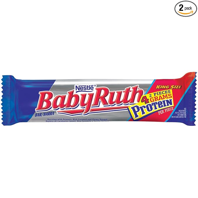 Baby Ruth 2 Piece King Size - 18 Ct