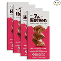 7th Heaven Vegan Oat Milk Chocolate Bars: Hazelnut Cream - (3.5 oz - 4 Pack) Healthy Chocolate Perfect Valentines Gift For Your Loved Ones 100% Dairy Free Non GMO Kosher Parve Cruelty Free Fai
