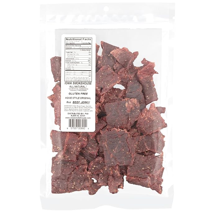 IOWA SMOKEHOUSE Ranch Hand Beef Jerky (Home Style Original 8 oz)