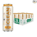 CLEAN Cause Lemonade and Tea Yerba Mate Tea Non-Carbonated USDA Organic Energy Drink Alternative Low Sugar 160mg Natural Caffeine Soda Alternative Plant-Based (15.5oz cans 12-Pack Case)
