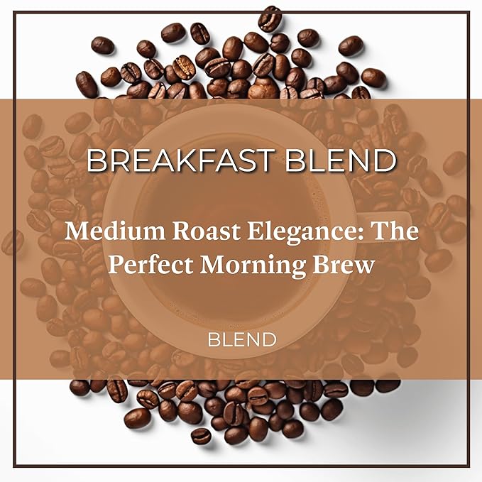 San Diego Coffee Breakfast Blend Medium Roast Ground Coffee 16-Ounce Bags (Pack of 2) Café molido tostado