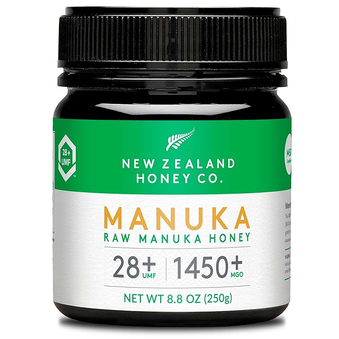 New Zealand Honey Co. Raw Manuka Honey UMF 28+ | MGO 1450+ UMF Certified / 8.8oz
