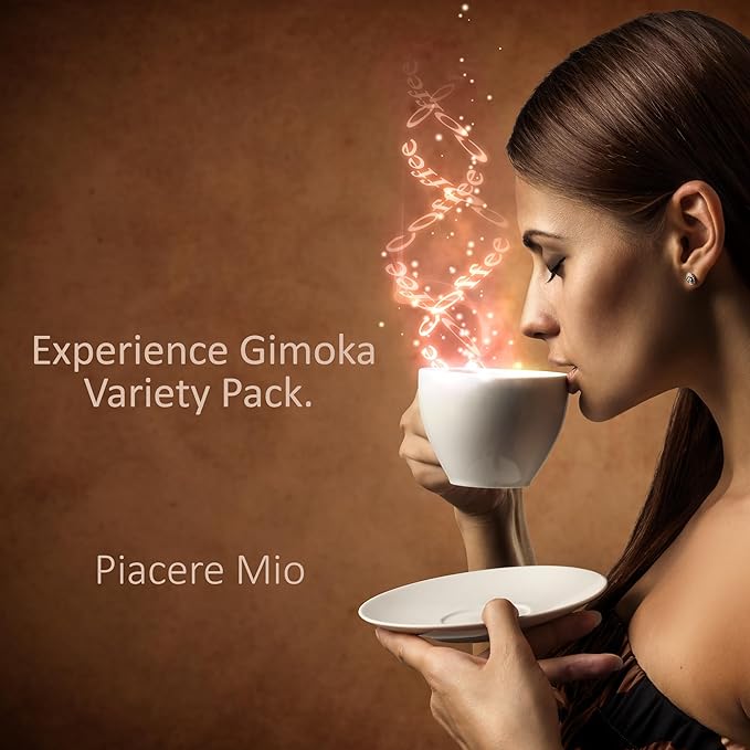 GIMOKA PREMIUM BLENDS Coffee Capsules Compatible with Nespresso Machines 100 Count - VARIETY PACK Italian Espresso Pods.