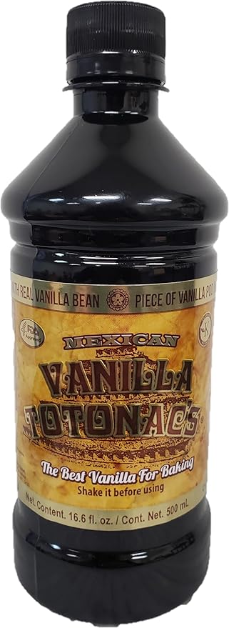 Mexican Vanilla Totonac’s Bottle - Pure Imported Vanilla Extract (Dark: 500 ml / 16.6 Fl Oz (Pack of 1))
