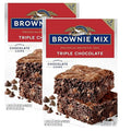 Triple Chocolate Brownie Mix 90 Servings 5 Pack (2 Pack)