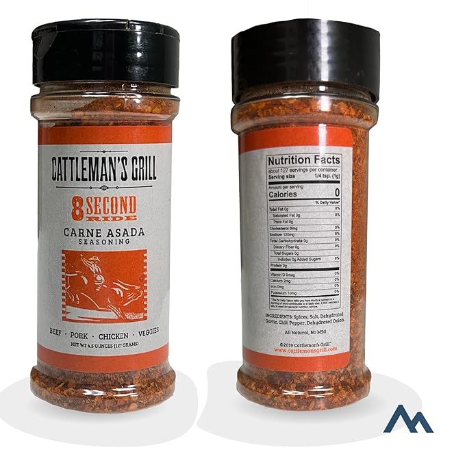 BBQ Rub Cattleman's Grill and Plowboys 6 Pack Gift Set Yardbird House of Q Bovine Bold 8 Second Ride Carne Asada Ranchero Italliano 5 to 6oz Steak Pork Chicken Beef Veggies Pinnacle Mercantil