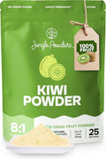 Jungle Powders Kiwi Fruit Powder 3.5 Ounce Bag Freeze Dried Kiwi Smoothie Whole Fruit Juice Powder for Baking Unsweetened Flavoring Kiwis Freeze Dried Fruit Powder for Cooking Supplement Extract