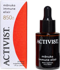 ACTIVIST Manuka Immune Elixir | Raw Mānuka Honey 850+MGO Elderberry Deionized Water | Dietary Supplement (30 mL | 1 fl oz)
