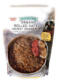Trader Joe's Gluten Free Organic Rolled Oats with Ancient Grains &amp Seeds Blend of Amaranth Quinoa Chia Seeds Ground Flax Seeds 1 lb Bag