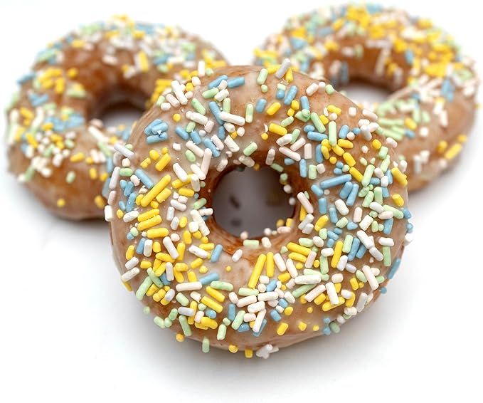 CrumbleCrate Vanilla Glazed Funfetti Donuts DIY Baking Kit | Gourmet Donut Making Set for Adults &amp Kids | Pre-Measured Ingredients &amp Baking Tools