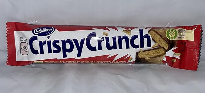 Lot of 10 Cadbury Crispy Crunch Chocolate Bars 48 Grams Each From Canada by Cadbury