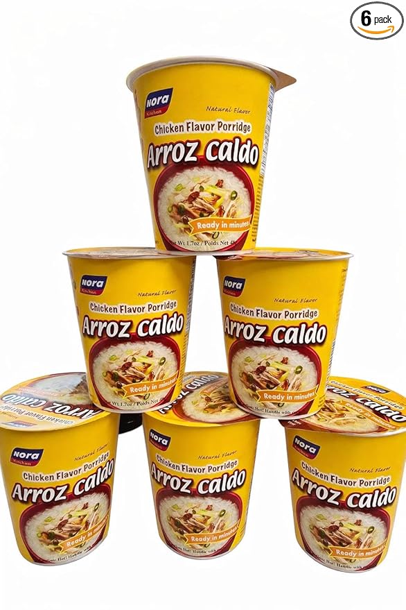 Nora Kitchen Soups &amp Porridge's (Arroz Caldo (Chicken Porridge) 6 Pack)