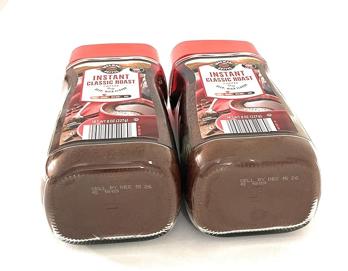 Xatpaper Coffee Instant Classic Roast Medium Two Packs Each 8 OZ