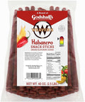 Weaver’s Habanero Snack Sticks (80 spicy 7 beef and chicken snack sticks per 40oz bag)