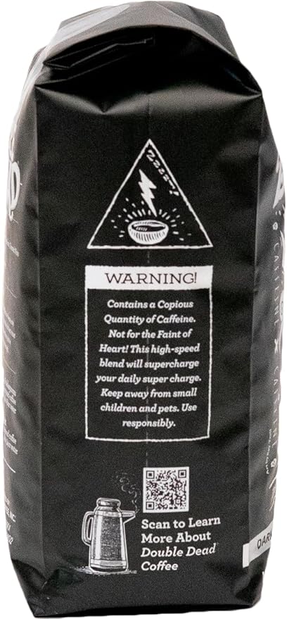 Raven's Brew Coffee High Caffeine Coffee Dark Roast Whole Bean – Double Dead 2lb
