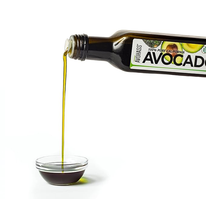 Avohass Mexico Extra Virgin First Cold Pressed Unrefined Avocado Oil 16.9 fl oz Bottle